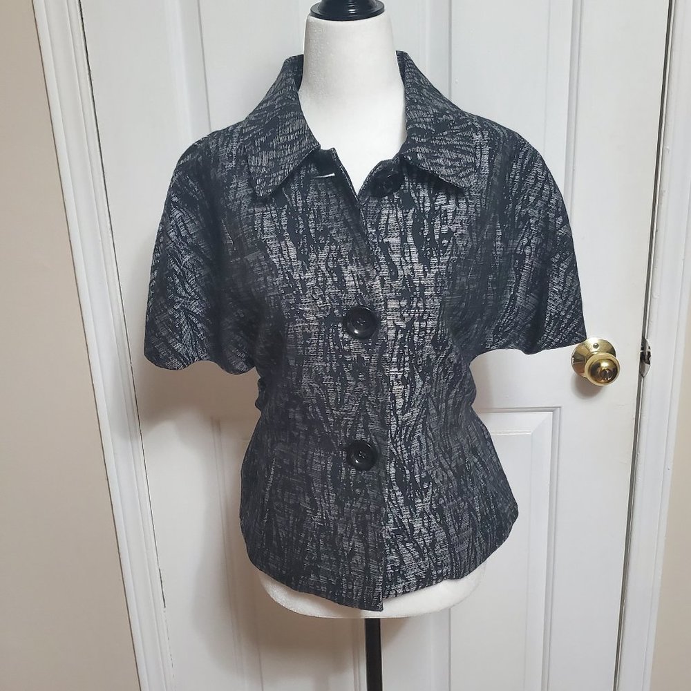Michael Kors Short Sleeve Blazer with Belt, Size M